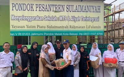 Partisipasi dalam Santunan pada Yayasan Yatim Piatu Pondok Pesantren Sulaimaniyah