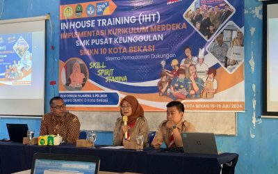 Kegiatan In House Training (IHT) –  Implementasi Kurikulum Merdeka SMK Pusat Keunggulan SMK Negeri 10 Kota Bekasi