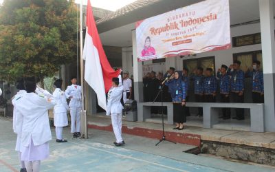 Upacara Pengibaran Bendera dalam Rangka Memperingati Hari Kemerdekaan Republik Indonesia yang ke-79