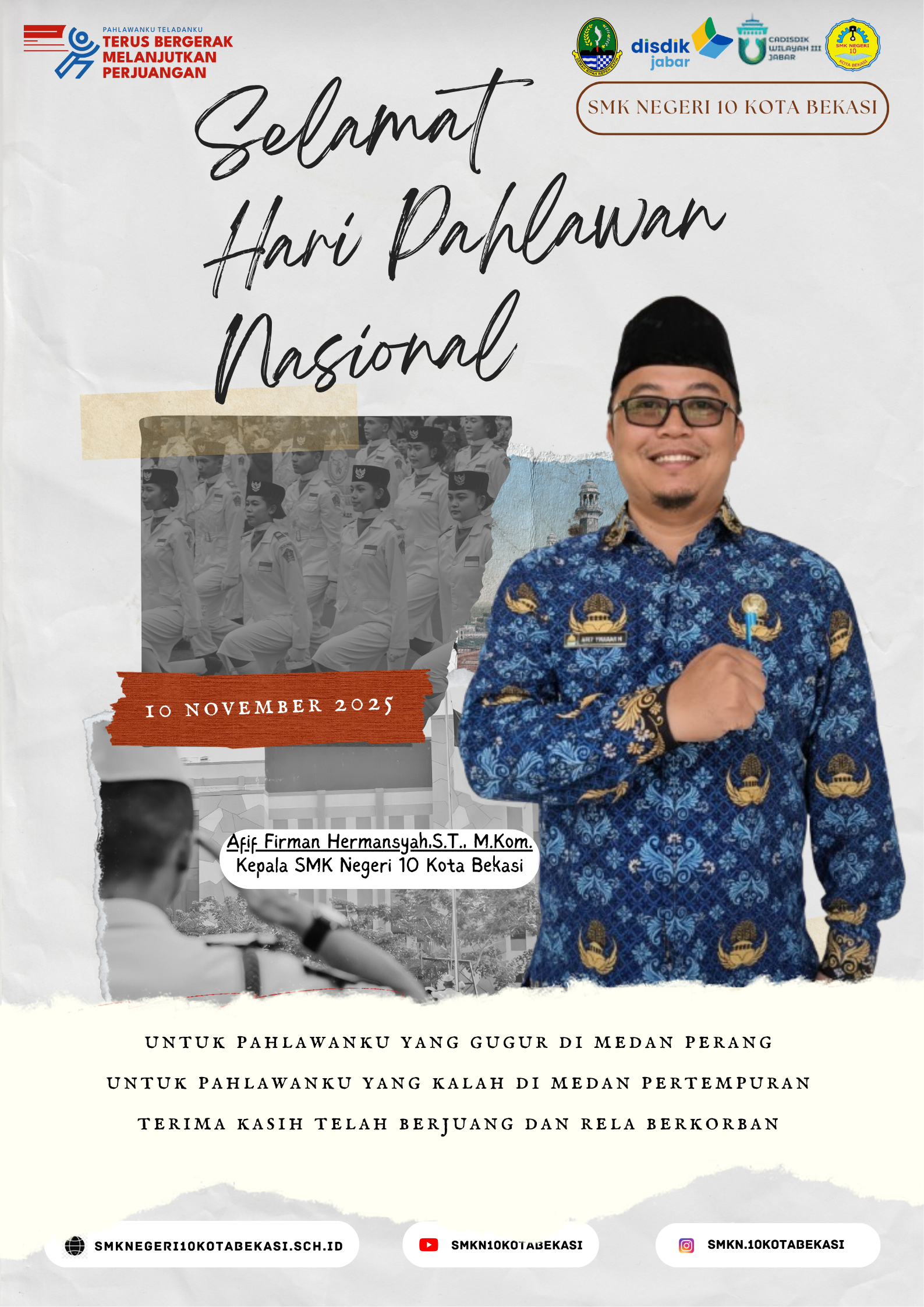 Memperingati Hari Pahlawan Nasional pada Tanggal 10 November 2025