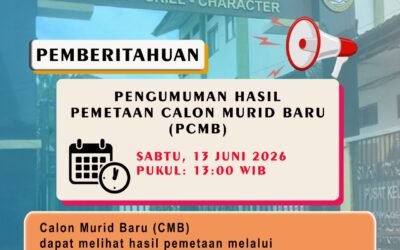Pengumuman PCMB – Pemetaan Calon Murid Baru –