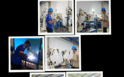 Kegiatan Pelatihan Pemograman Robot Welding dan Manual Jurusan Teknik Elektronika